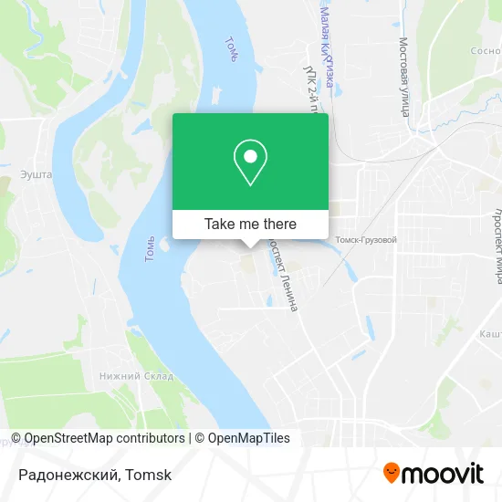 Радонежский map