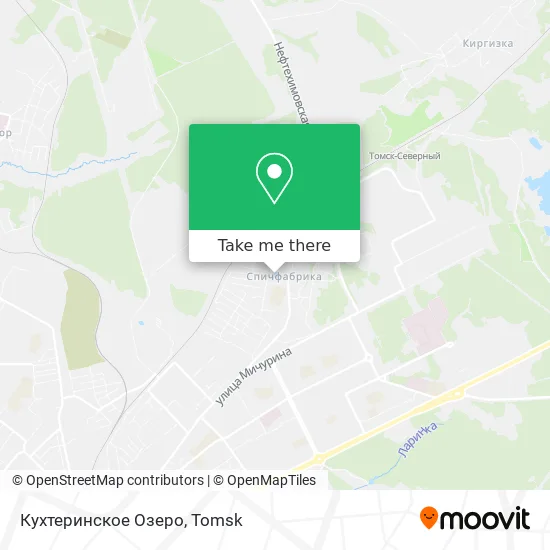 Кухтеринское Озеро map