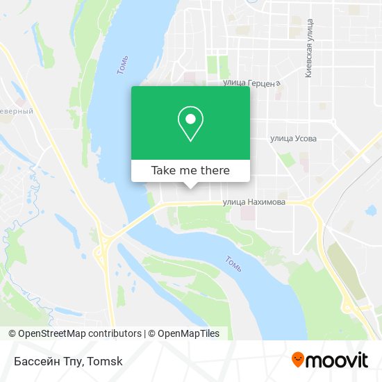 Бассейн Тпу map