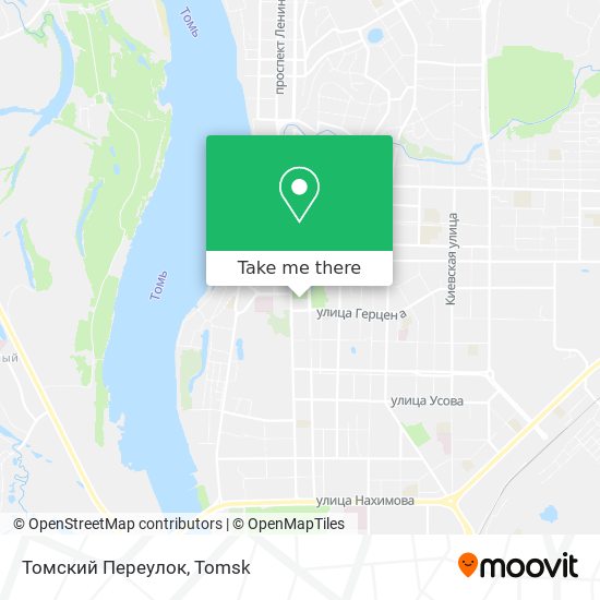 Томский Переулок map