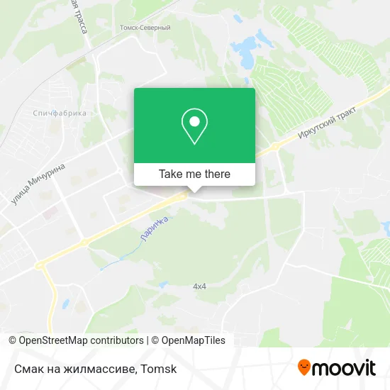 Смак на жилмассиве map