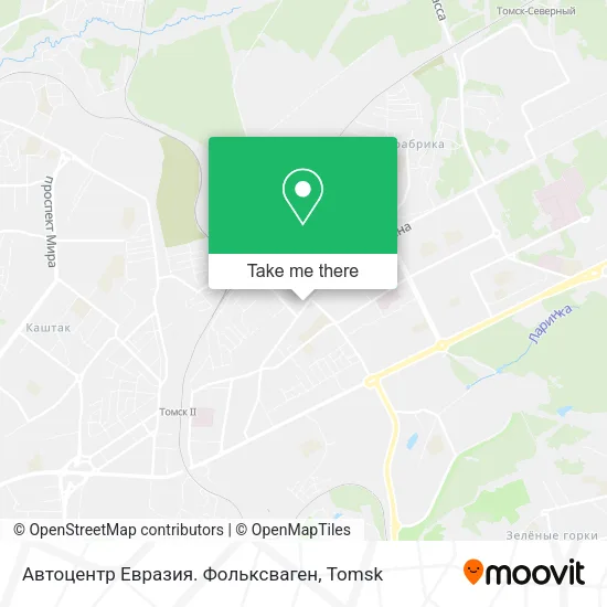 Автоцентр Евразия. Фольксваген map