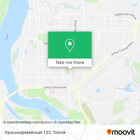 Красноармейская 122 map