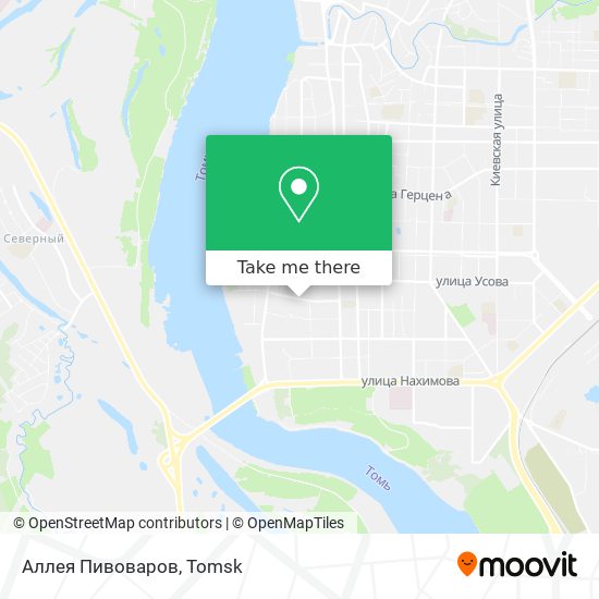 Аллея Пивоваров map