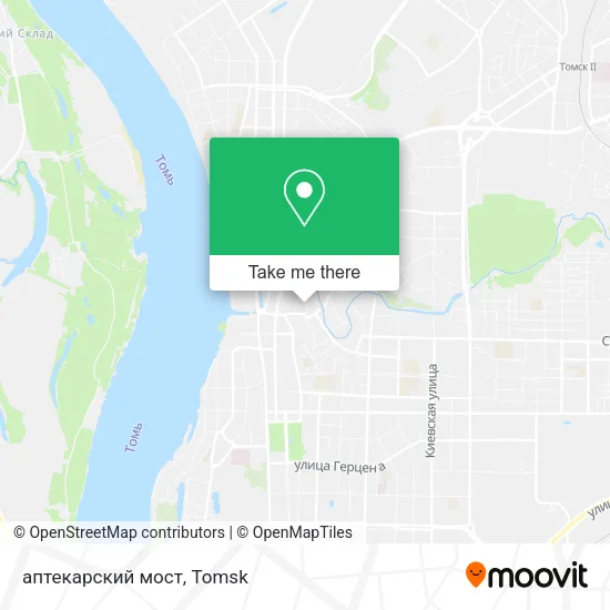 аптекарский мост map