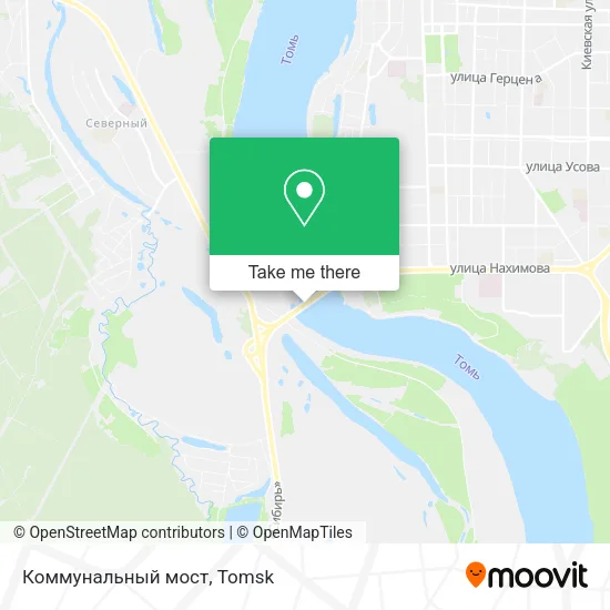 Коммунальный мост map