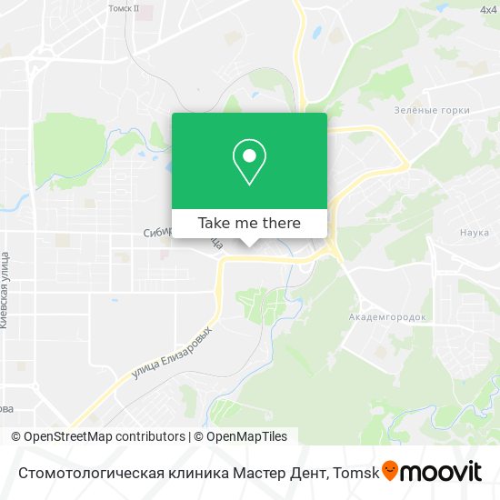 Стомотологическая клиника  Мастер Дент map