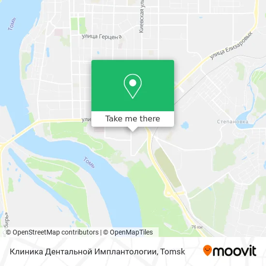 Клиника Дентальной Имплантологии map