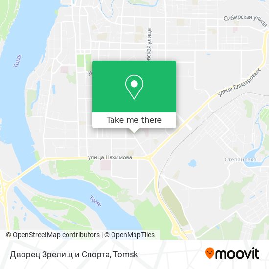 Дворец Зрелищ и Спорта map