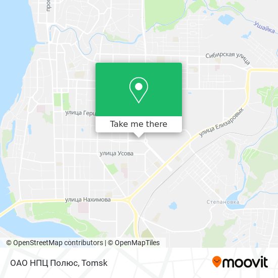 ОАО  НПЦ  Полюс map