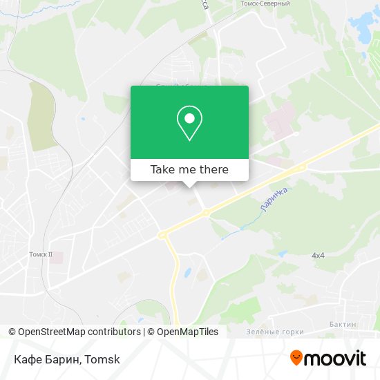 Кафе  Барин map