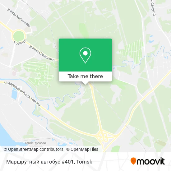 Маршрутный автобус #401 map