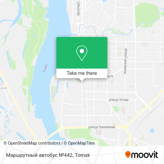 Маршрутный автобус №442 map