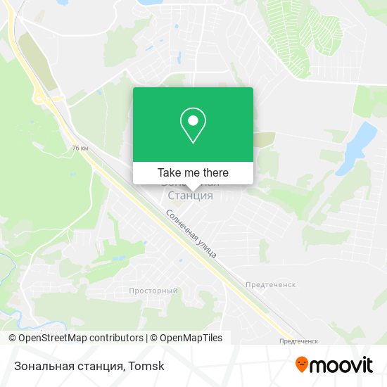 Зональная станция map