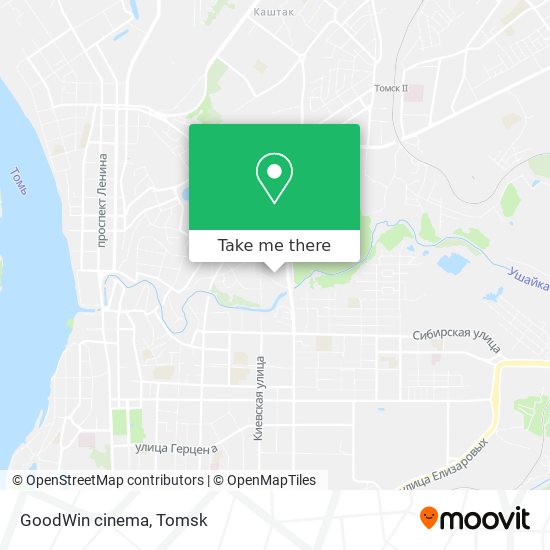 GoodWin cinema map