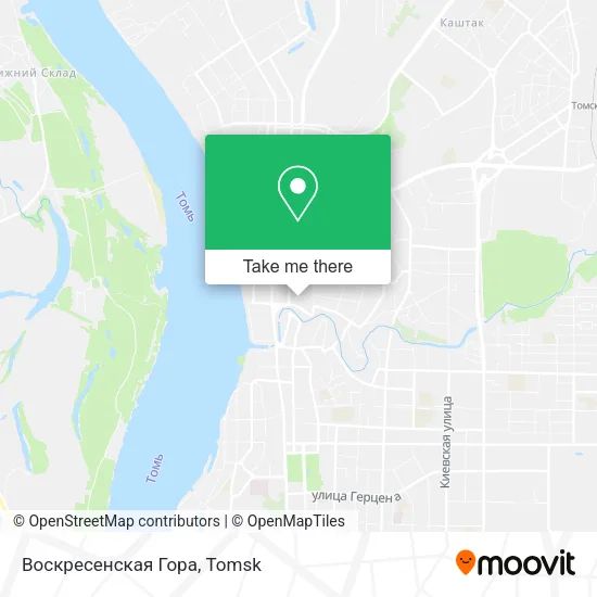 Воскресенская Гора map