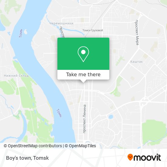 Boy's town map