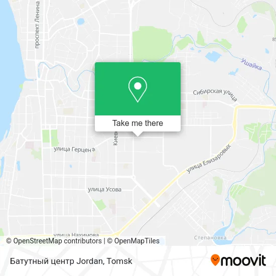 Батутный центр Jordan map