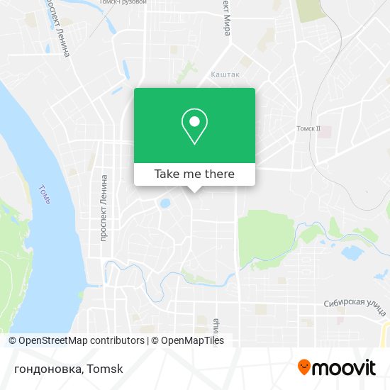 гондоновка map