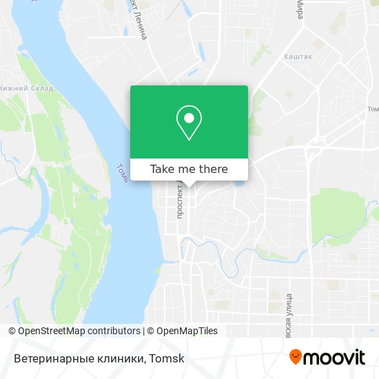 Ветеринарные клиники map