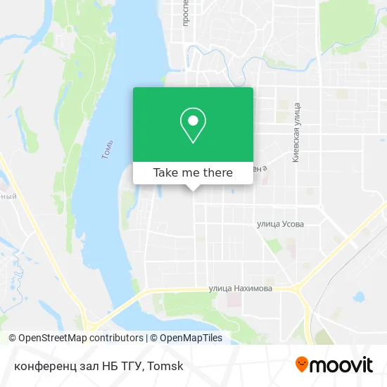 конференц зал НБ ТГУ map