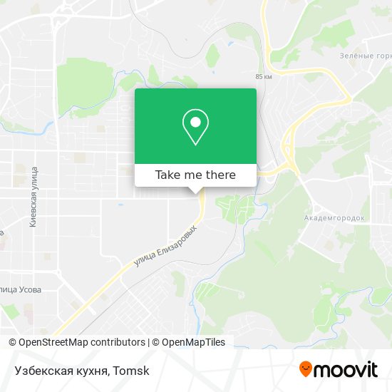 Узбекская кухня map
