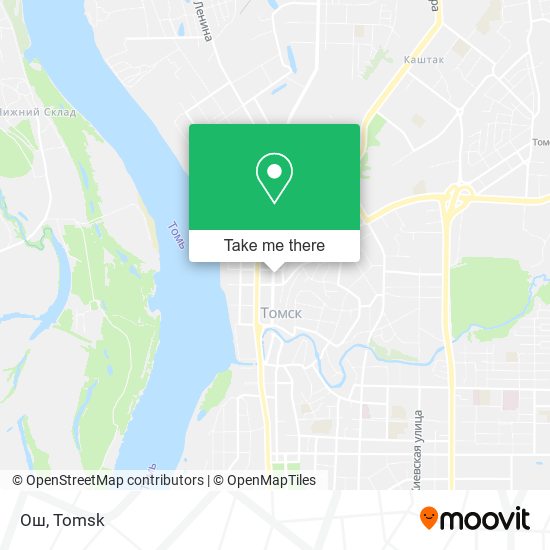 Ош map