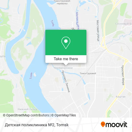 Детская поликлиника №2 map