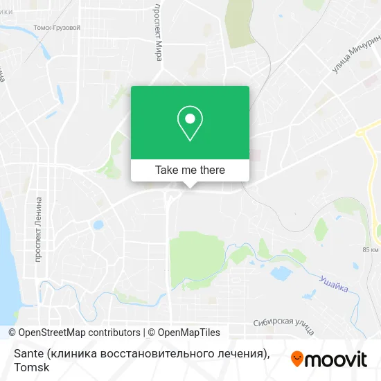 Sante (клиника восстановительного лечения) map