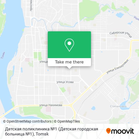 Детская поликлиника №1 (Детская городская больница №1) map