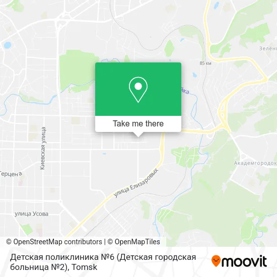 Детская поликлиника №6 (Детская городская больница №2) map