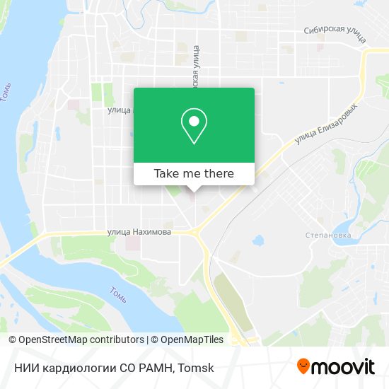НИИ кардиологии СО РАМН map