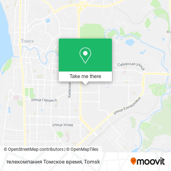 телекомпания  Томское время map