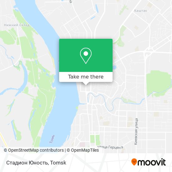 Стадион  Юность map