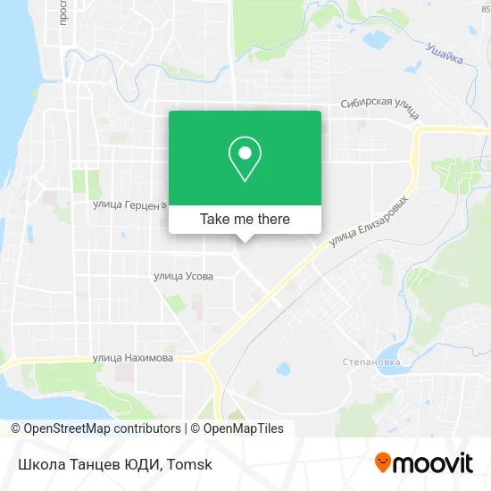 Школа Танцев ЮДИ map