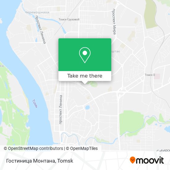 Гостиница Монтана map
