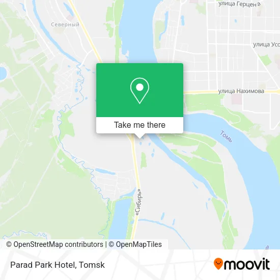 Parad Park Hotel map