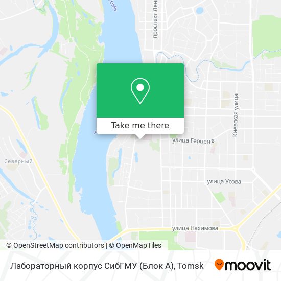Лабораторный корпус СибГМУ (Блок А) map