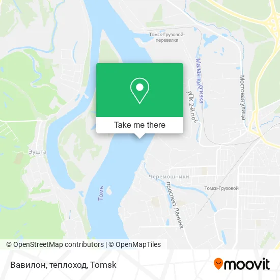 Вавилон, теплоход map