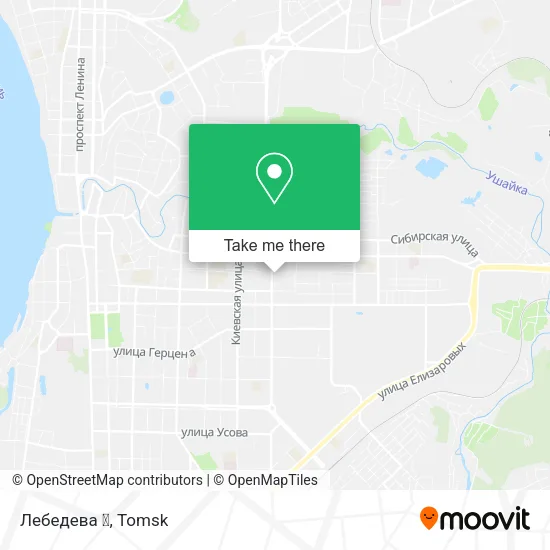 Лебедева ✌ map