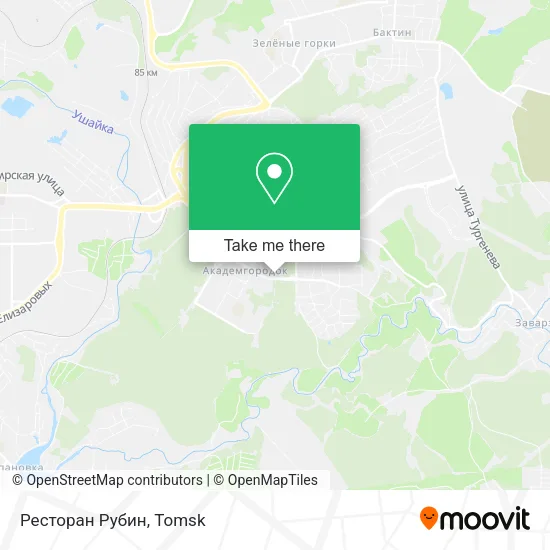 Ресторан  Рубин map