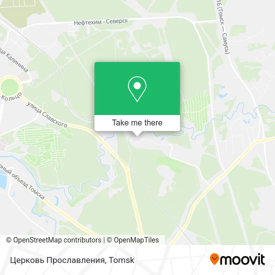 Церковь Прославления map