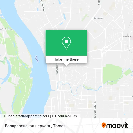 Воскресенская церковь map