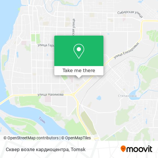 Сквер возле кардиоцентра map