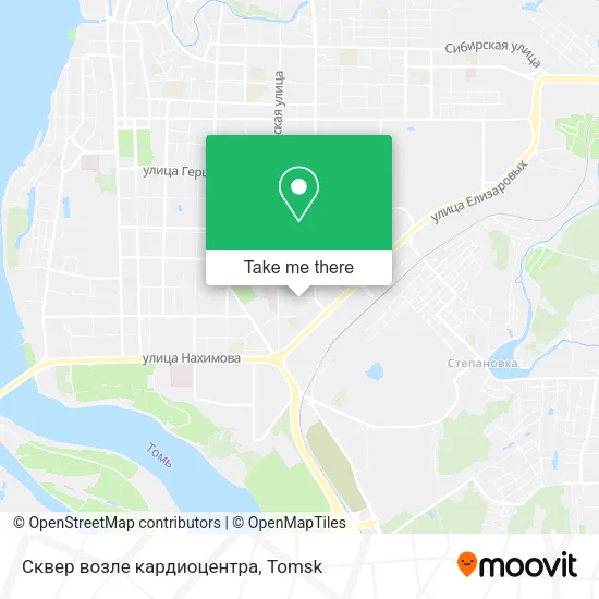 Сквер возле кардиоцентра map