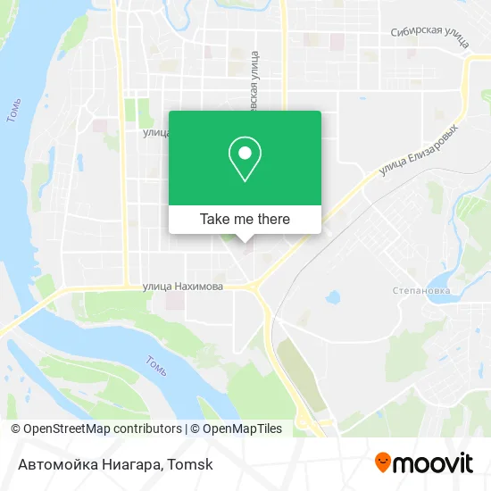 Автомойка Ниагара map