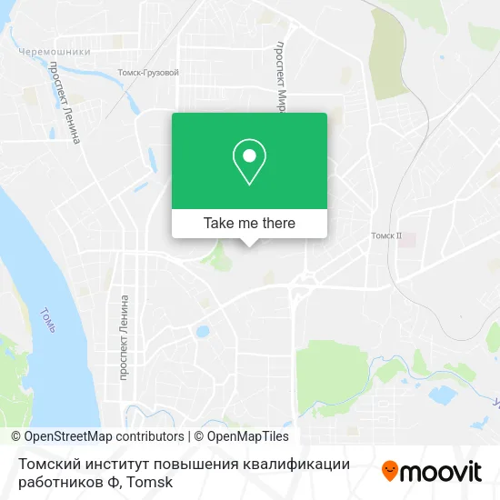 Томский институт повышения квалификации работников Ф map