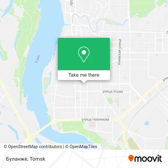Буланже map