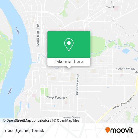 пися Дианы map