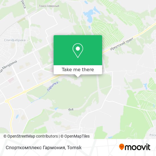 Спорткомплекс Гармония map